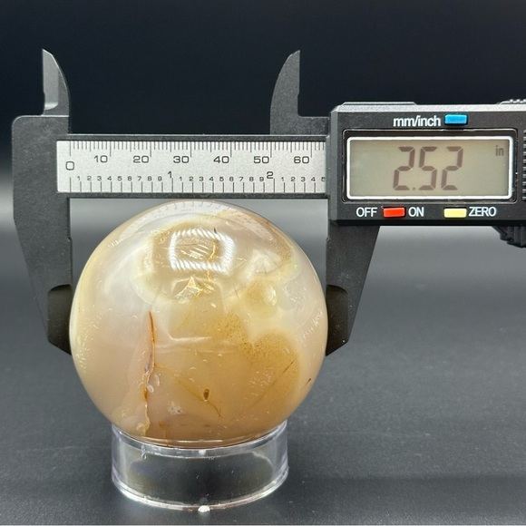 Agate Crystal Sphere - Picture 7 of 7